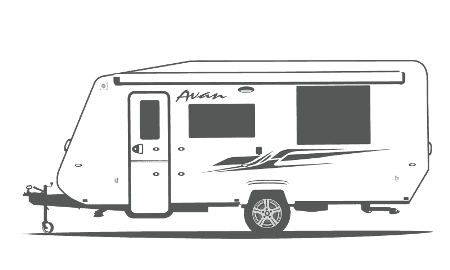 avan 500 series hardtop line art